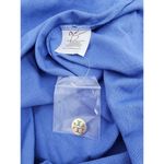 Tory Burch  Blue Lydia Ruffle Polo Shirt Women's Size Medium Photo 6