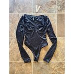 SKIMS Glissenette Long Sleeve Bodysuit Onyx Size XS Photo 3