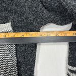 Vtg Unbranded Rare Design Patchwork Sweater Women S Gray Tunic Grandma Chunky Photo 8