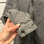 Free People  Grey Hooded Motto Jacket Photo 4