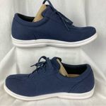 Apex Ellen Women's Pink Casual Lace Up Canvas Sneaker Size 8 No Original Insole Blue Photo 2