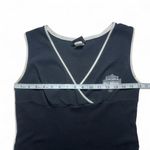 Vintage Y2K early 2000s Made in USA Black Harley Davidson Tank Top Large Photo 2