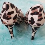 Diane Von Furstenberg Suede Heels Animal Print Photo 7