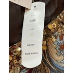 VTG 90s Anage Too Earth Tone Semi Sheer 3/4 Sleeves Sequin V Photo 8