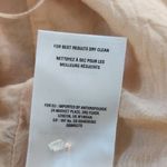 Anthropologie  Peach Ruffled Layer Lace Sleeveless Top Size 12 Coquette Lace Top Photo 10