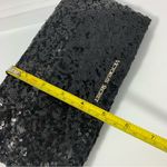 Victoria's Secret  Clutch Handbag Sequence Black‎ Snap Bag Make Up Bag Photo 5