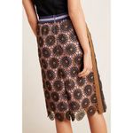 Current Air  Loire Lace Pencil Skirt Crochet Olive Green Navy Purple Lavender S Photo 1