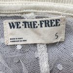 We The Free  Roadside Tee Orange Cream Pullover Swiss Dot Mesh‎ Balloon Sleeves Photo 4