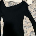 black Off The Shoulder Sweater Size M Photo 0