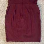 1. State EUC  Burgundy Wine Long Sleeve Faux Wrap Mini Dress, Size M Photo 9