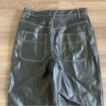 Free People   The It Factor Vegan Leather Wide Leg Pants size US 12 Photo 8