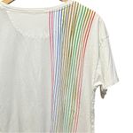 Anthropologie Rainbow Stripes Graphic Tee Size Large Photo 7
