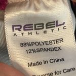 Rebel Athletics Cheer Cheerleading Womens Small Sports Bra Shorts California CA Pink Photo 5