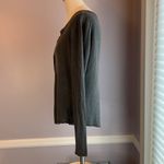 Truly Madly Deeply Urban Outfitters  dark gray long sleeve button front top Photo 1