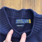 Ralph Lauren Polo Navy Striped Merino Wool Sweater Dress Sz L Photo 4