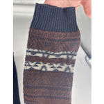 Rubbish Snap Up Knit Dark Navy Cardigan Sweater Southwestern Women's Medium Photo 2