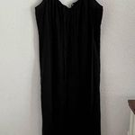 Old Navy Black Cami Dress Cotton Rayon Flowy Medium Photo 0