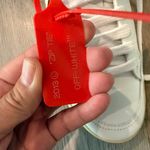 Off-White Men's White Sneakers with Yellow Sole Photo 4