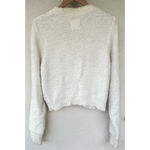 Free People We The Free Women's M Cream Knit Button Front Cropped Cardigan Soft Photo 3