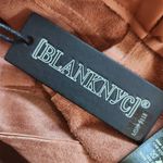 BLANK NYC Brown Faux Leather Pants NWT Size 27 Cropped Brown Leather Pants Photo 5