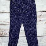 Talbots NWT Size 6 Navy Blue - Pink Polka Dot Curvy Fit The Perfect Crop Pants Photo 1
