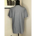 FIGS Casma Three Pocket Scrub Top Womens Graphite Size Medium Photo 6