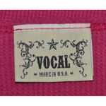 Vocal Women's M Embellished Cross Waffle Knit Long Sleeve Thermal Biker Top Photo 9