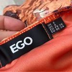 EGO Lace Low-Rise Skirt ruffle hem abstract mini womes Orange (size 8) y2k festival Photo 1