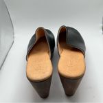 NWOB Anthropologie five world Cordani Zorba heels wedge wooden SZ 10 mule black Photo 7