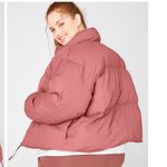 Fabletics  Cherry Mocha Wander Cropped Puffer Jacket Photo 4