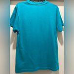 VTG Carnival Teal Blue Turquoise Short Sleeve Crew Neck T Photo 5
