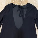 Lulus Lulu’s black oval back cutout mini dress women’s size small Photo 2