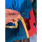 Heart soul Y2K  Ruffle Cinched Babydoll Blue Blouse Top XL Paris Hilton 2000s Photo 6