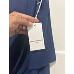 Amanda Uprichard  Sleeveless Mini Dress Size Large V Neck Navy Blue Layer Chiffon Photo 1