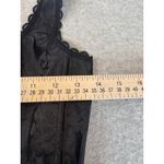 Fredricks of Hollywood Victorian Whimsigoth Corset Womens 36 Black Floral Lace Photo 7