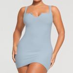 SKIMS NWT Raw Edge Split Front Mini Dress Photo 0