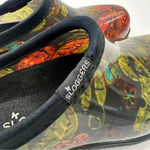 Sloggers  Womens Garden Clogs Size 6 Waterproof‎ Shoes Blue Flowers Made in USA Photo 3