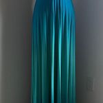 Speechless  Strapless Teal Maxi Dress Photo 1