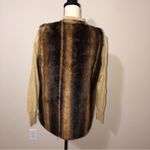 Betsey Johnson Faux Fur Vest Brown Size Small Photo 5