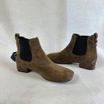 New Aerosol Studio Brown Suede Square Toe Chelsea Ankle Boots Womens 8M Fall Size 8 Photo 6