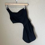 Aerie NWOT  black cut outside tie piece bathing suit Photo 7