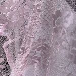 VTG 80s Llise Stevens Powder Pink Lace Dust Jacket Short Negligée Robe Women’s M Size M Photo 8