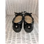 UGG  Ashdale Duck Shoes Black Patent Leather‎ Shearling Fur Lined 1901 US 6 Photo 4