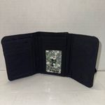 Vera Bradley Flap All In One Quilted Wallet Wristlet Black Magnetic Closure Photo 1