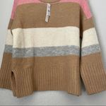 Topshop 𝅺NWT  Supersoft Stripe Crewneck Sweater 4-6 Photo 4