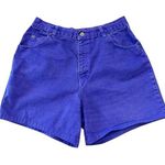 Vintage Sostanza Shorts Women’s *Size 6 Purple Denim 90s Mom Jeans High Rise Photo 0