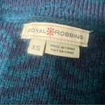 Royal Robbins  Wool blend Blue purple Cardigan Sweater Knit collared XS Photo 2