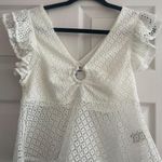 Steve Madden White Lace Summer Top Photo 1
