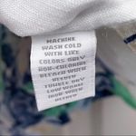 Charter Club  Floral Embroidered Linen Top White M Photo 7