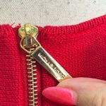 Michael Kors Vibrant Red Long Sleeve Sweater Photo 6